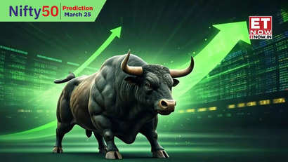 Nifty prediction for tomorrow 25 March: Long bull candle on chart; RSI, trading view, support, resistance