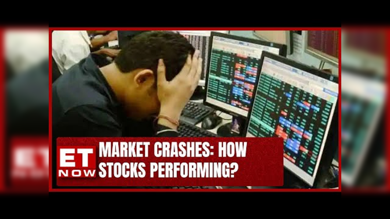 Market Crashes Sensex Tanks Over 850 Pts, Nifty Below 17,900; Adani