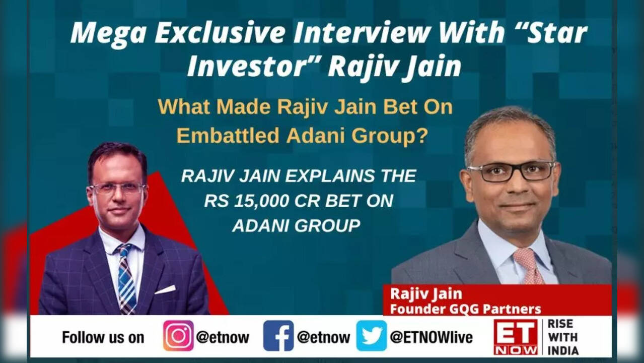 LIVE NOW Rajiv Jain on Adani Investment Why Star Investor Bet