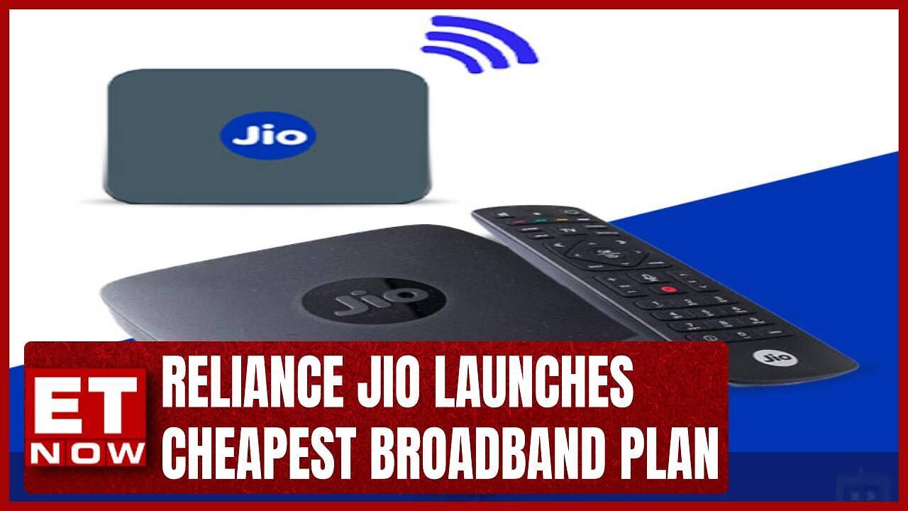 Reliance Jio Launches The Cheapest Broadband Plan | Business News | ET ...